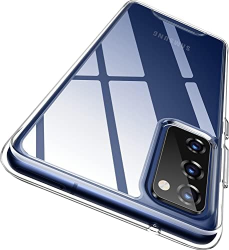 Rayboen עבור Samsung Galaxy S20 Fe Case, Crystal Bleed מעוצב ללא החלקה חסרת זעזועים כיסוי מגן, גב פלסטיק קשיח ומארז
