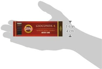 Koh-i-noor gioconda 5.6 ממ, סט של 6 לידים לציור אמנים. 4865 4b