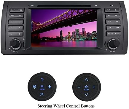 Xisedo Android 7.1 סטריאו לרכב 7 ב- Dash Autoradio 1 DIN יחידת ראש RAM 2G GPS ניווט עם נגן DVD עבור BMW 5-E39/BMW