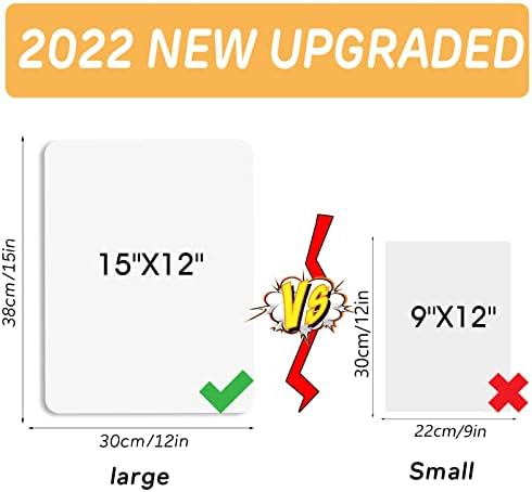 סטונדינו 12 מארז לוח מחיקה יבש גדול-מהדורת 2023 12 על 15 אינץ ' לוחות לבנים דו צדדיים גדולים ציוד משרדי ובית
