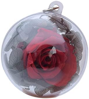 AMOSFUN VALENTINEANY יום KEYRING מתנה פרח ורד מחזיק מפתחות מפתח חג האהבה לחתונה מסיבת יום הולדת לחתונה אספקת ציוד
