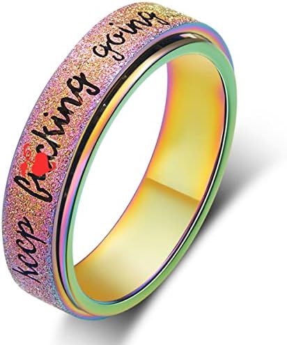 טבעת חרדה של אמורטסקי לנשים טבעת טבעת: טבעת ספינר טבעות לקשק