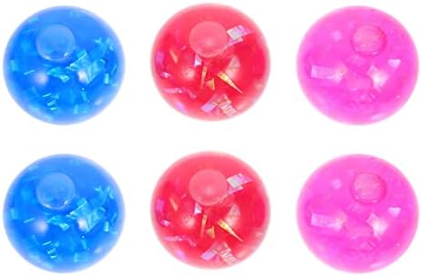 Nuobesty 12 PCS חרוזים חרוזים כדור צעצוע כדורים חרוז כדור מלא כדורי חרוז מים חרוז מים