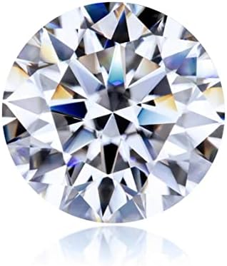 Shree Diamond 1ct-50CT חתוך עגול VVS1 Clarity Moissanite רופף אבן חן יהלום לייצור תכשיטים כמו טבעת אירוסין, רצועת חתונה,