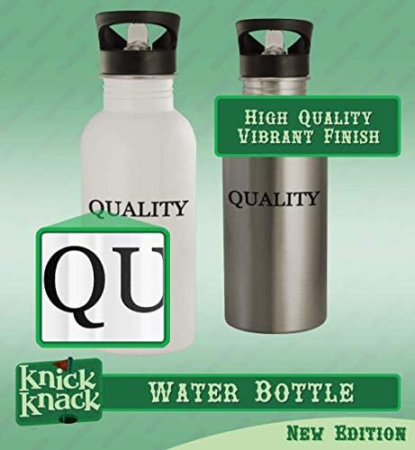מתנות Knick Knack mucosity - בקבוק מים מפלדת אל חלד 20oz, כסף