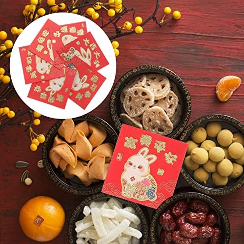 30 יחידות סיני שנה של ארנב אדום מעטפות מזל כסף אדום מנות הונג באו מזל כסף מעטפות עבור מסיבת חתונה ואביב