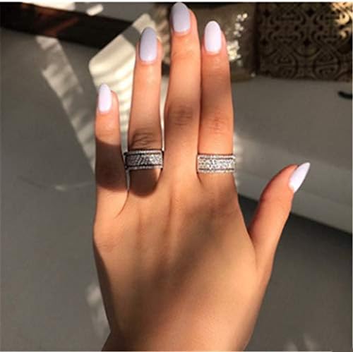 טבעות אופנה של נשים גלגל יצירתי טבעת יהלום מלאה לנשים טבעת מעורבות טבעת תכשיטים אביזרים תכשיטים טבעות תואמות